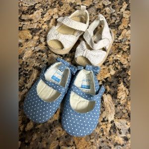 Lot baby sandals 0-3 months